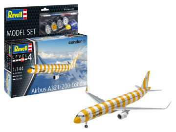 Airbus A321 Condor  + farby i klej - Revell 63788 skala 1/144 