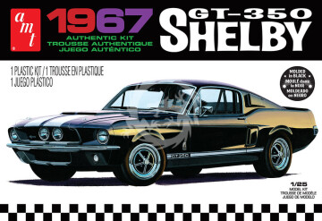 1967 Shelby GT-350 Molded in Black - AMT 834 skala 1/25