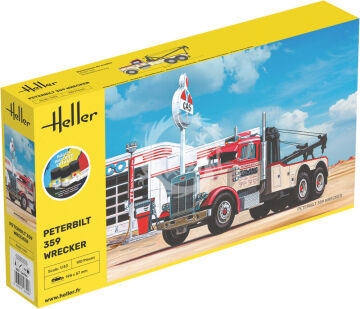 PRZEDSPRZEDAZ - STARTER KIT Peterbilt 359 Wrecker - Heller 56794 skala 1/43