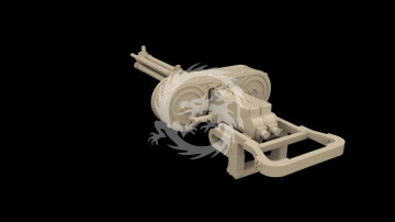 Te-3 Japanese Machine Gun - Metallic Details  MDR48288 skala 1/48