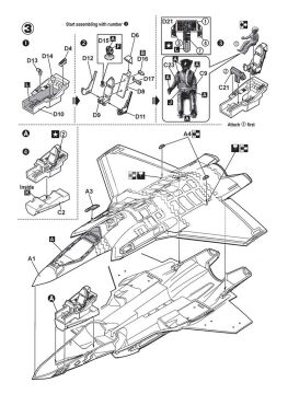 F-35A Husarz Polish Air Force - Hobby 2000 H2K72084 skala 1/72