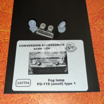 Fog lamp FG-119  (smoll)  type1 2pcs clear - Start43 St94c skala 1/24