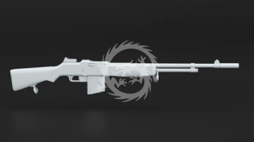 M1918 Browning Automatic Rifle (BAR) – 3D Printed - Metallic Details  MDR3532 skala 1/35