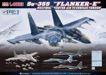 Su-35S Flanker-E Multirole Fighter Air to Surface Version Great Wall Hobby GWH L4823 skala 1/48