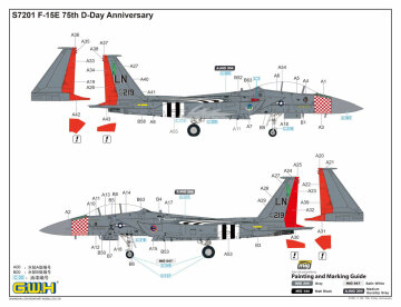 F-15E 75th D-Day Anniversary S7201 GWH S7201 skala 1/72