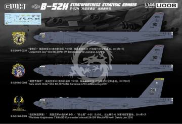 B-52H Stratofortress Strategic Bomber Great Wall Hobby L1008 skala 1/144