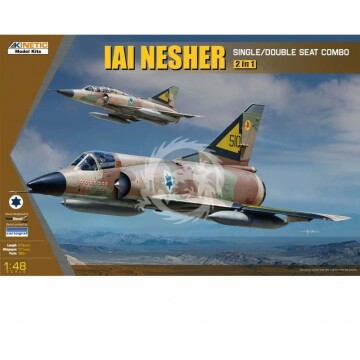  IAI Nesher (single or twin seat) - Kinetic K48056 skala 1/48