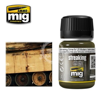 Streaking Grime for US Modern Vehicles Ammo by Mig Jimenez A.MIG-1207