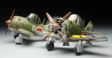 Model plastikowy WWII Japanese Nakajima Ki-84 Hayate Tiger Model TM-102 skala 1/Egg