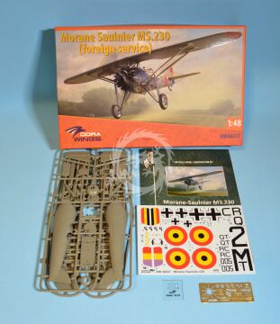 Morane Saulnier MS.230 + Bonus - decal for Blue Max version Dora Wings DW48037 skala 1/48