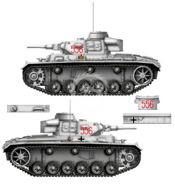Panzer III Ausf.J 3in1 Das Werk DW16002 skala 1/16