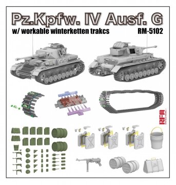 Pz.Kpfw.IV Ausf.G w/Winterketten w/Winterketten Rye Field Model  RFM5102 skala 1/35