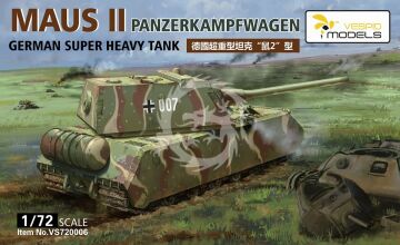 Panzerkampfwagen Maus II German super heavy tank Vespid Models VS720006 skala 1/72