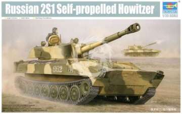 Rosyjska haubica samobieżna 2S1 Trumpeter 05571 skala 1/35