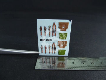 NA ZAMÓWIENIE - France seat belts WWII - Metallic Details MDP48027 skala 1/48