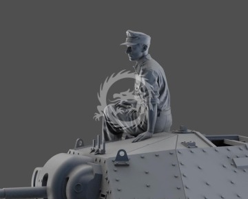 Crusader Mk.II British Cruiser Tank MK.VI & German Pzkpfw.Mk V746(e) - Border Model BT-015 skala 1/35