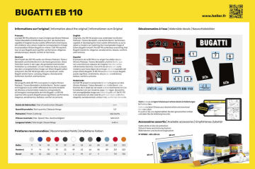 BUGATTI EB 110 - Heller 80738 skala 1/24 