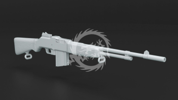 M1918 Browning Automatic Rifle (BAR) – 3D Printed - Metallic Details  MDR3532 skala 1/35