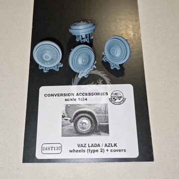 Vaz Lada / AZLK wheels ( type 2 ) + convers - Start43 St137 skala 1/24