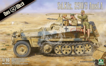 Sd.Kfz. 250/3 Ausf. A - Das Werk DW16019 skala 1/16