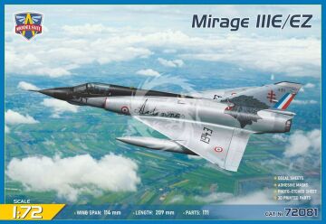  NA ZAMÓWIENIE - Mirage IIIE/EZ - ModelSvit MSVIT 72081 skala 1:72