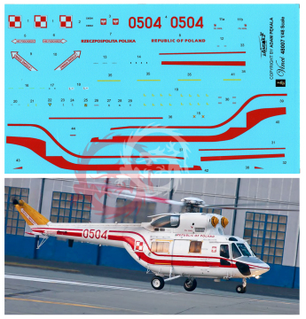 PZL W-3P Sokół - rządowy - Vinci 48007 skala 1/48