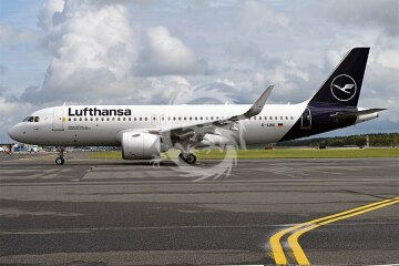 Airbus A320 NEO Lufthansa D-AINK - kalkomania Pas-Decals w skali 1/144