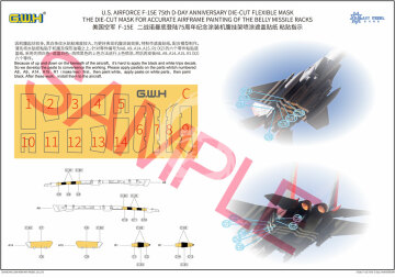 F-15E 75th D-Day Anniversary S7201 GWH S7201 skala 1/72