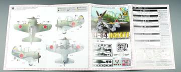 Model plastikowy WWII Japanese Nakajima Ki-84 Hayate Tiger Model TM-102 skala 1/Egg