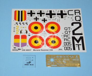 Morane Saulnier MS.230 + Bonus - decal for Blue Max version Dora Wings DW48037 skala 1/48