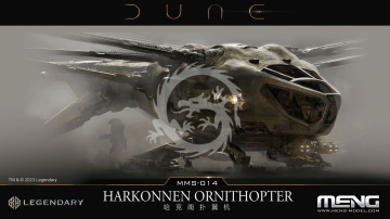 PREORDER - Dune Harkonnen Ornithopter MENG-Model MMS-014 skala 1/230