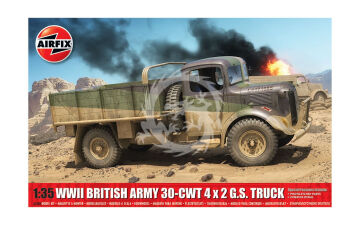 WWII British Army 30-cwt 4x2 GS Truck Airfix A1380 skala 1/35