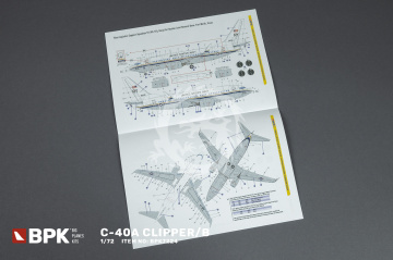 Boeing C-40A Clipper/B BPK 7224 skala 1/72