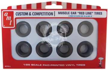 Zestaw opon - Red Line Tires Parts Pack - AMT PP013 skala 1/25