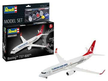 Model Set Boeing 737-800 Turkish Airlines Revell 63772 skala 1/144