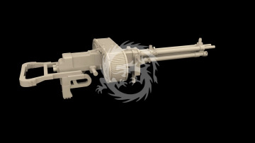 Te-3 Japanese Machine Gun - Metallic Details  MDR48288 skala 1/48