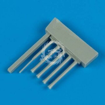 Kawanishi N1K1 Shiden - Gun Barrels for Hasegawa - Quickboost QB 48 370 skala 1/48