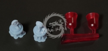 RED Blinker FER-Ruhla DDR 1967 2pcs - START-43 ST42r skala 1/24 