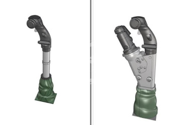 F-8 Crusader Stick grip (early + late) Aircraft accessories - CAT4-R32008 skala 1/32 