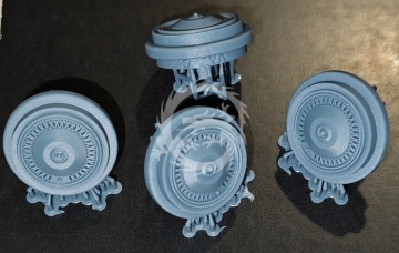 Vaz Lada / AZLK wheels ( type 2 ) + convers - Start43 St137 skala 1/24