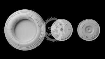 MDR72144 Metallic Details - Koła Antonowa An-32 w skali 1/72