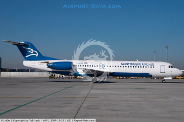 Fokker 100 - Montenegro Airlines - decal BOA14414
