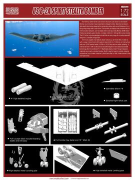 B-2A Spirit Stealth Bomber Modelcollect UA72201 skala 1/72