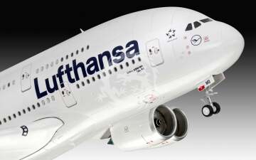 Model plastikowy Airbus A380-800 Lufthansa, Revell, 04270, skala 1/144