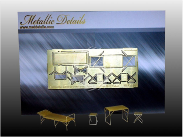 MD7209 Metallic Details Set for the interior of the tent-Metallic Details skala 1/72