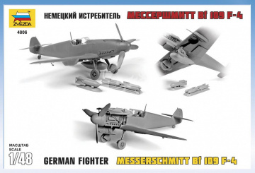 Messerschmitt BF-109 F4 Zvezda 4806 1/48