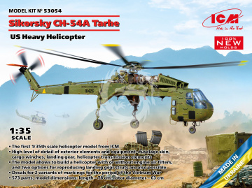 NA ZAMÓWIENIE - Sikorsky CH-54A Tarhe US Heavy Helicopter ICM 53054 skala 1/35