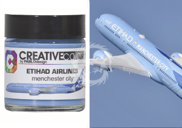 Farba Eithad Airlines menchester city  Color 30 ml - Creatve Color CC-PA063