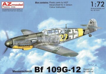 Messerschmitt Bf 109G-12 Based on Bf 109 G-4 AZmodel AZ7616 skala 1/72