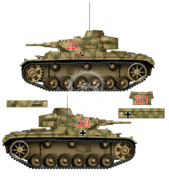 Panzer III Ausf.J 3in1 Das Werk DW16002 skala 1/16
